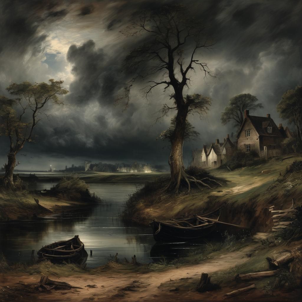 Grimdark Landscape Painting