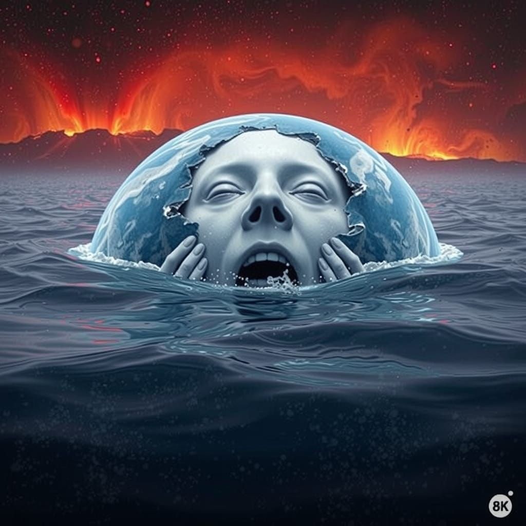 Primordial Earth: A Face Trapped in Time