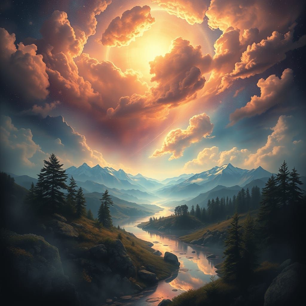 Surreal Landscapes: Dreams and Memories Illuminated