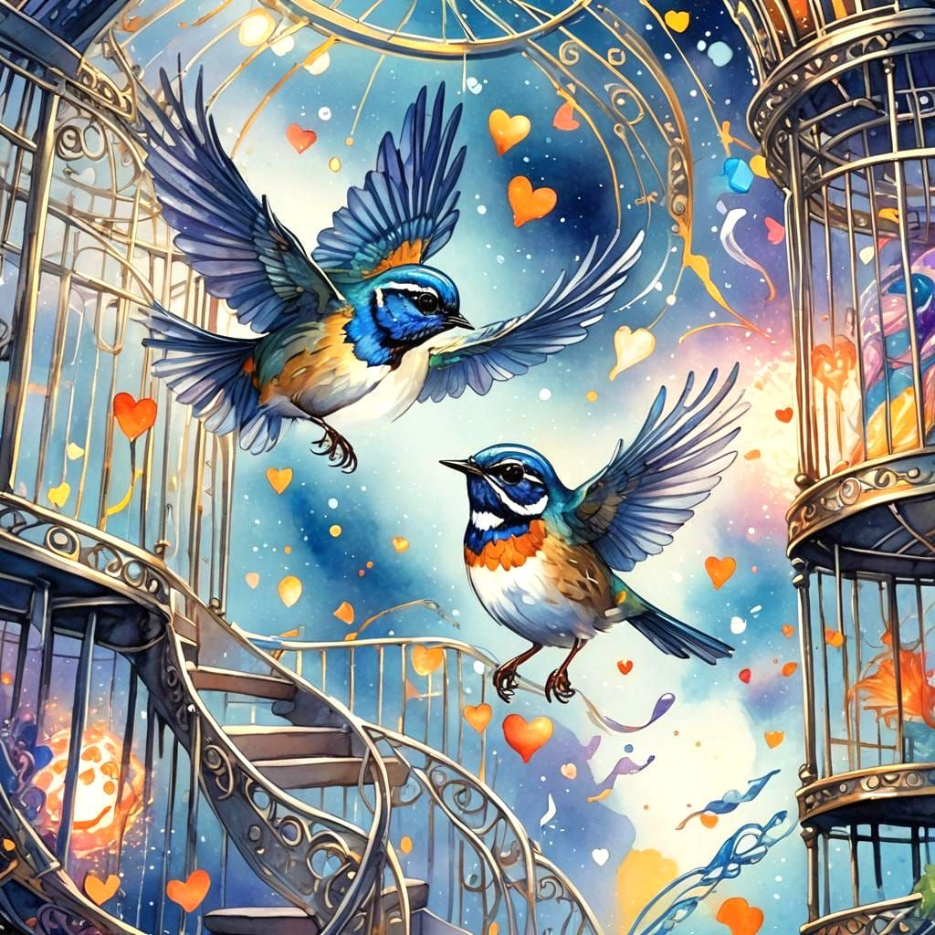 weißsternige Blaukehlchen - Freisein - Xavier Naidoo