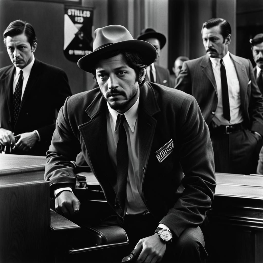 Diego Luna as Detective in 1965 Bank Robbery