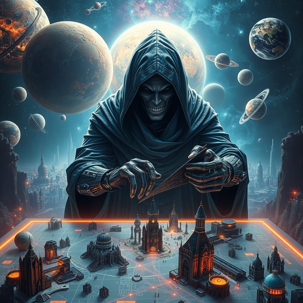 Architect of Universes: Hyper-Realistic Cinematic Scene