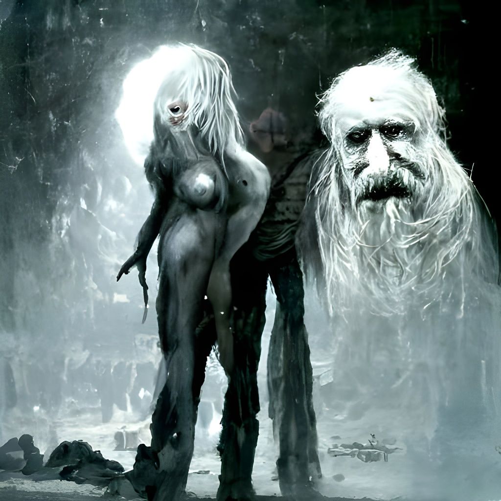 Beauty and the Beast: A Gothic Horror Scene