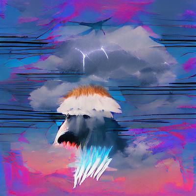 AI Generated Thunder Image
