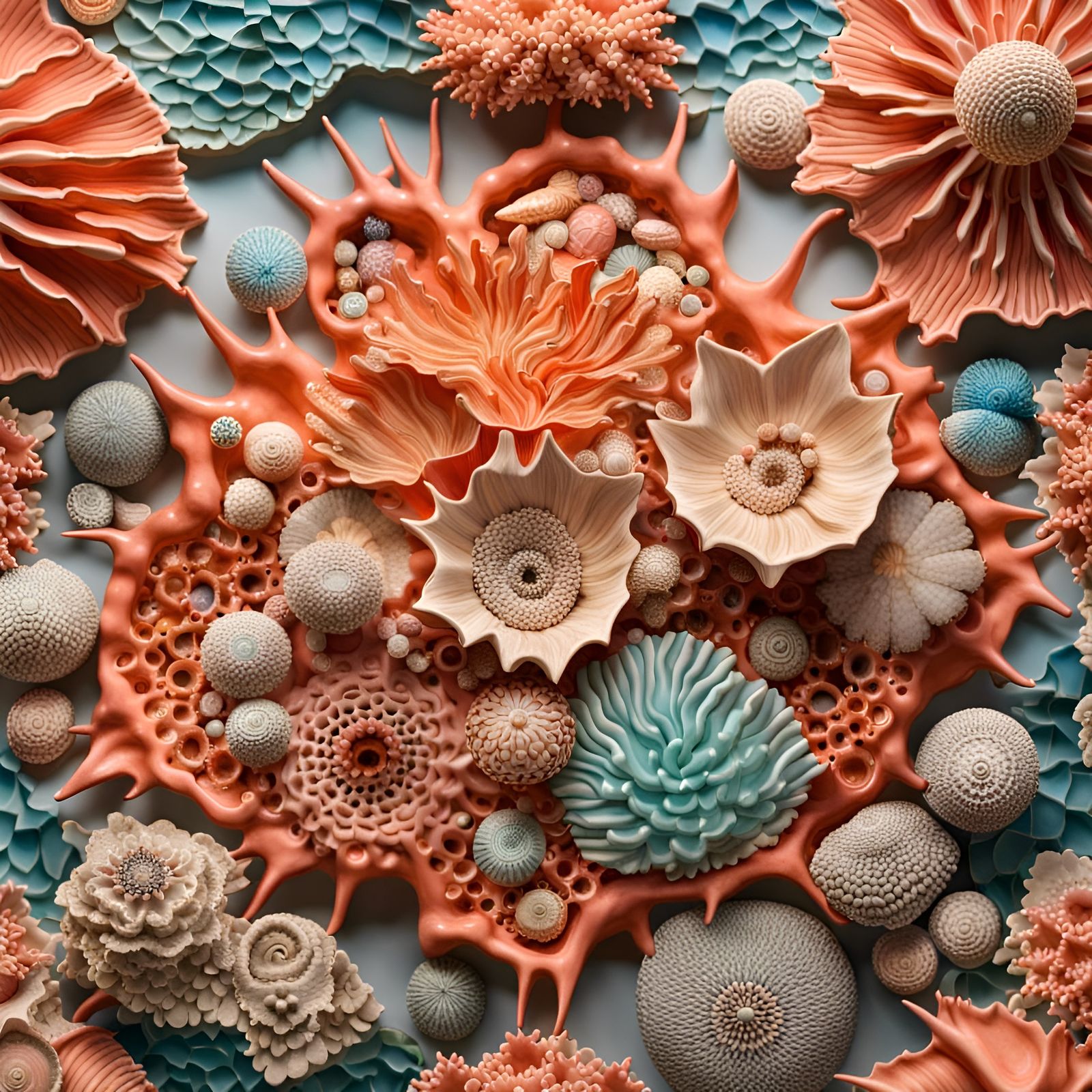 Sealife (sculptural ceramics art installation)