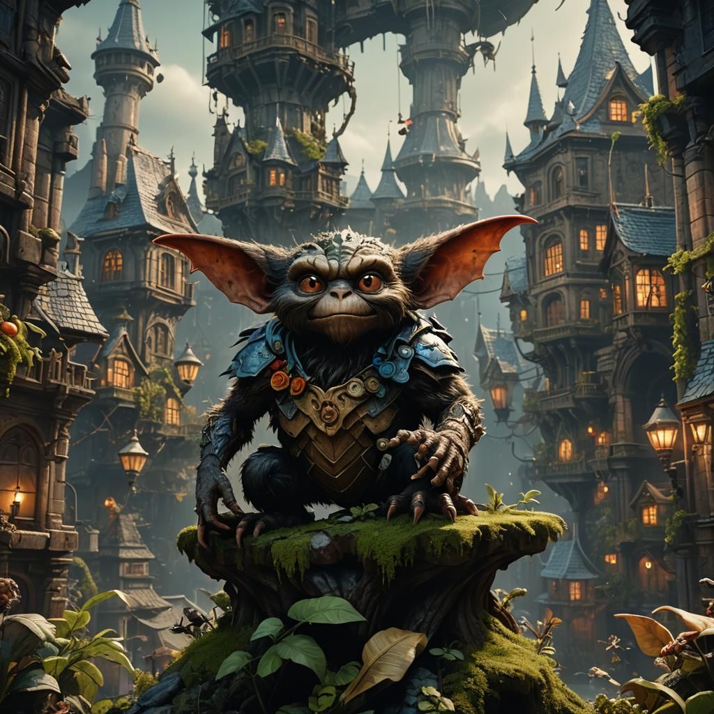 Fantastical Gremlins in Detailed Matte Painting