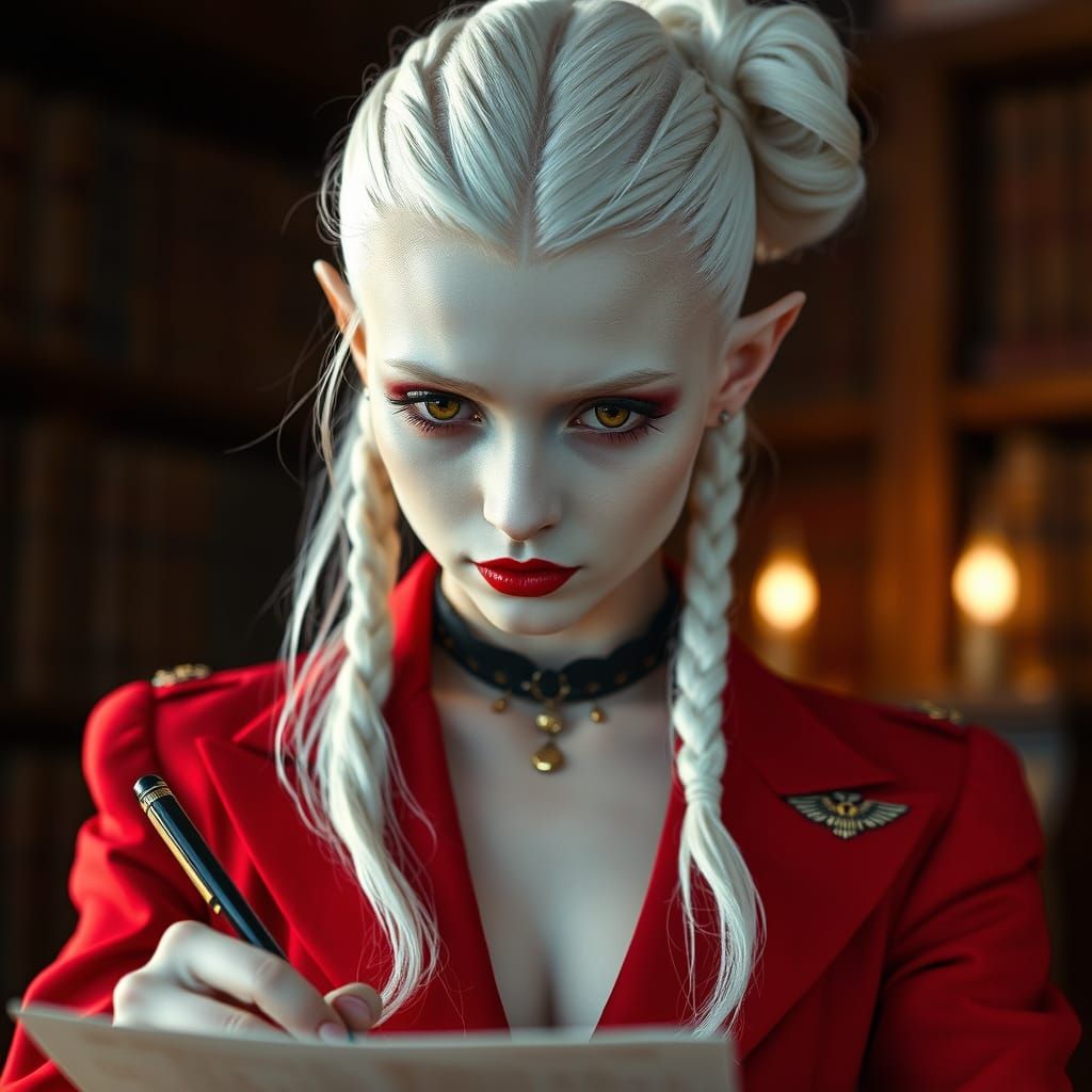 Writing an important letter