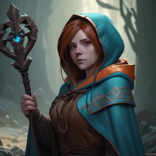 Gnome Warlock Concept Art in Unreal Engine 5