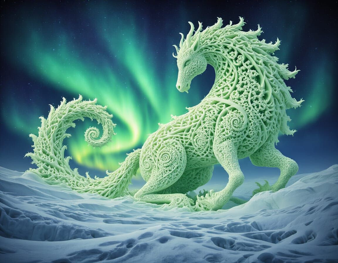 Intricately Carved Gelwave Aurora
