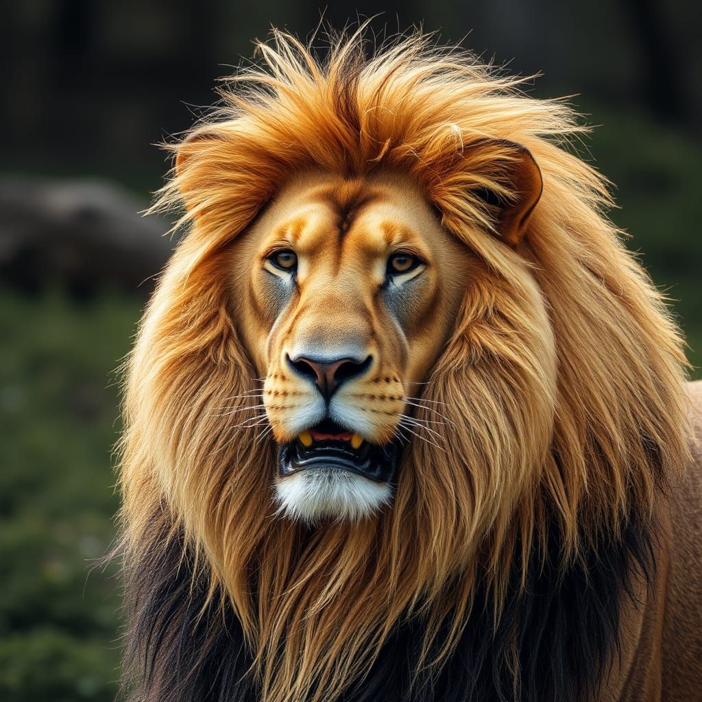 Majestic Lion Generated by AI