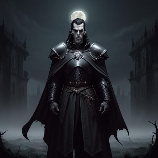 Vampire Lord Strahd in Dark Castle