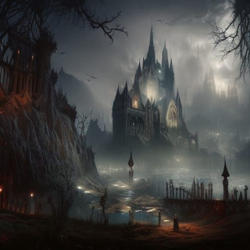 Wonderland Gothic Beauty in Dark Aesthetic