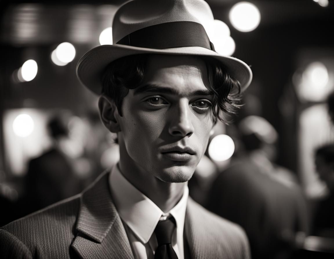 Handsome Guy in a Speakeasy
