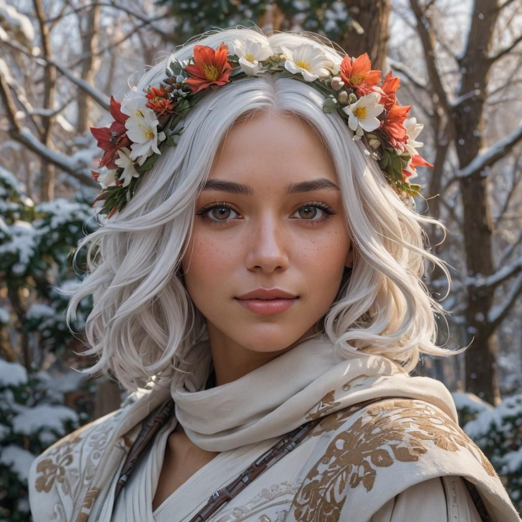 Arkanian Woman Portrait in Hyperdetailed Digital Art