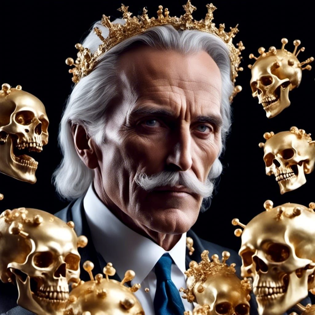 Jesus Christ Portrait in Dark Fantasy Style