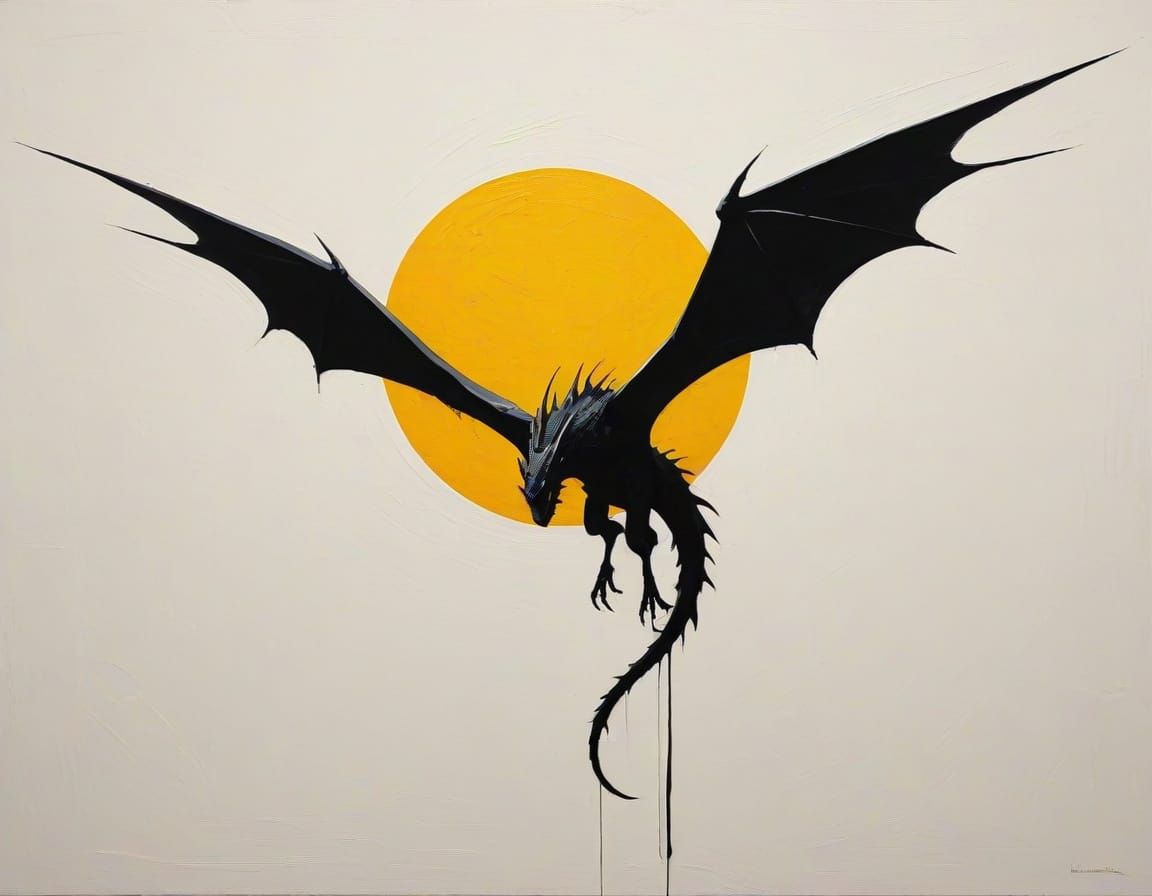 Surreal Dragon Form Emerges from Radiant Sunlight