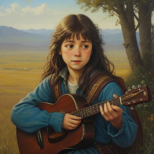 Heart's Song: Oil Painting in Classical Realism