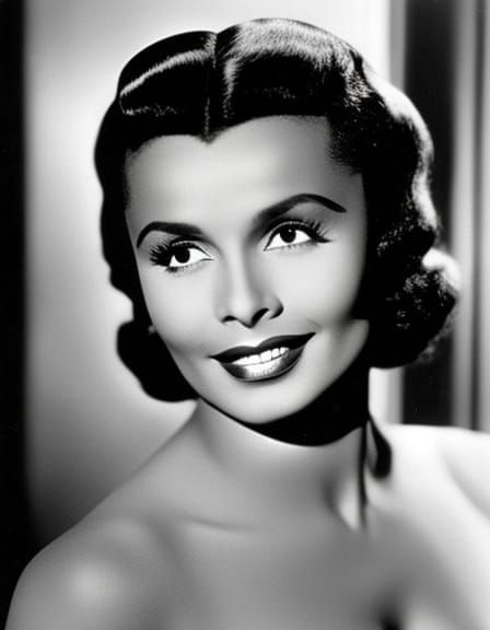 Glamorous Young Woman as Georgia Brown