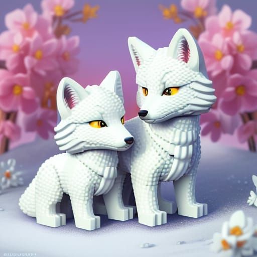Lego White Fox Protects Its Kits in Hyper-Realistic Digital ...