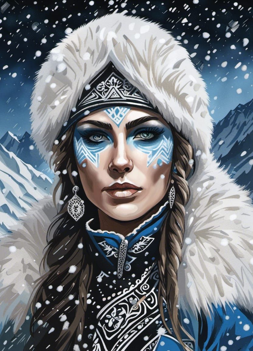 Circassian in Caucasus Mountains