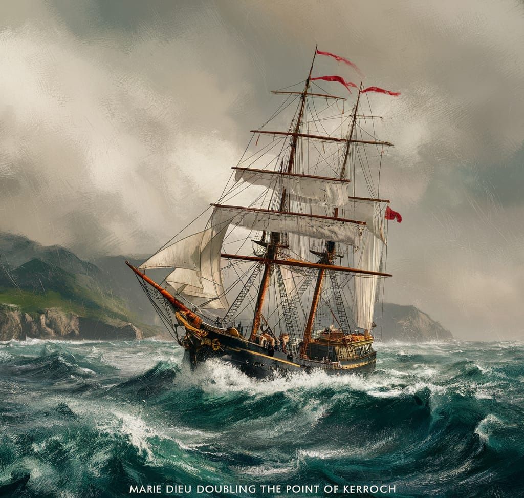 Marie Dieu doubling the point of Kerro’ch