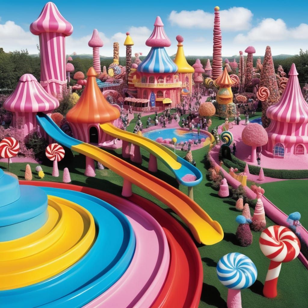 Whimsical Licorice Labyrinth