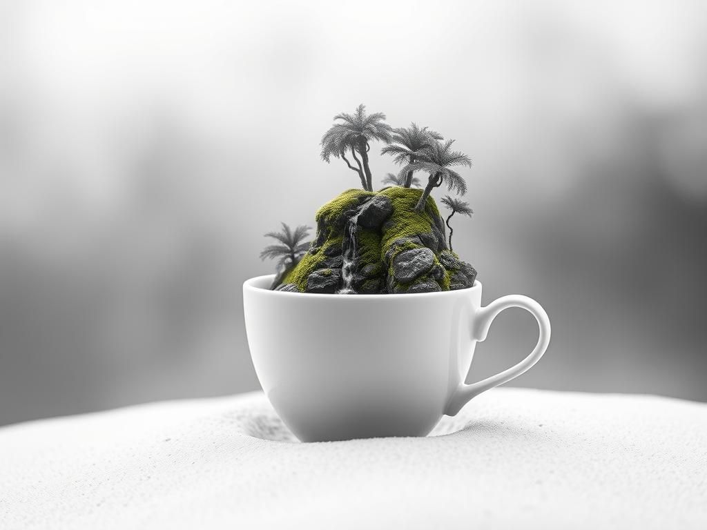 Cup Holds Tiny Forest in Dreamy Photograph