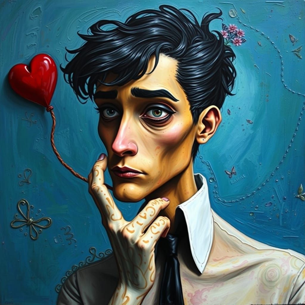 Eczema Seborrheria and the Heartbreak of Psoriasis Tim Burton contrasting colors deep color tetradic colors concept art ...