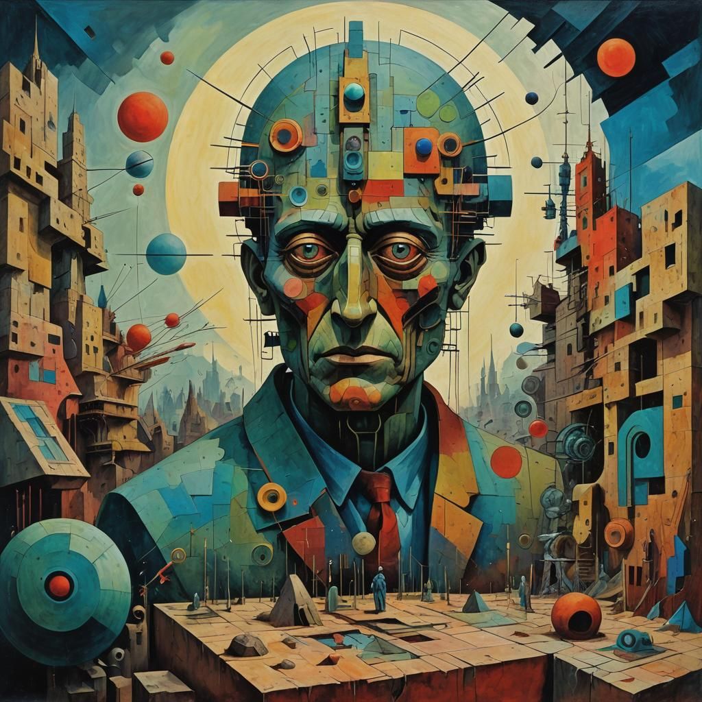 Dystopian God: Epic Sci-Fi Art Deco Film