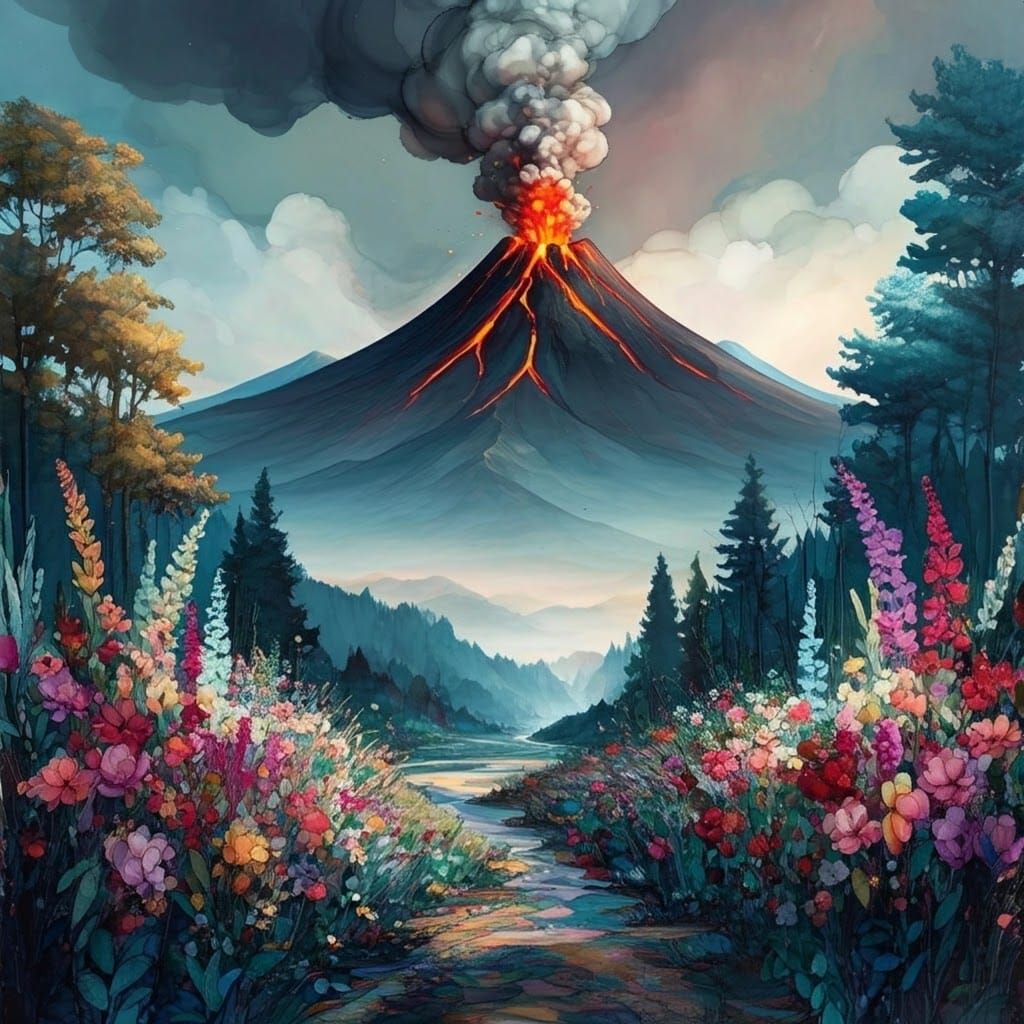 Volcano Landscape