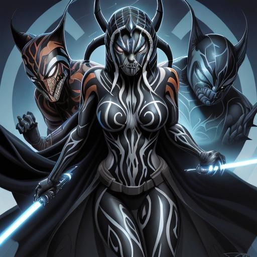 Ahsoka and Venom Symbiote Fusion