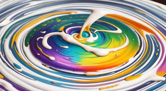 Colorful Sauces in Abstract Expressionism