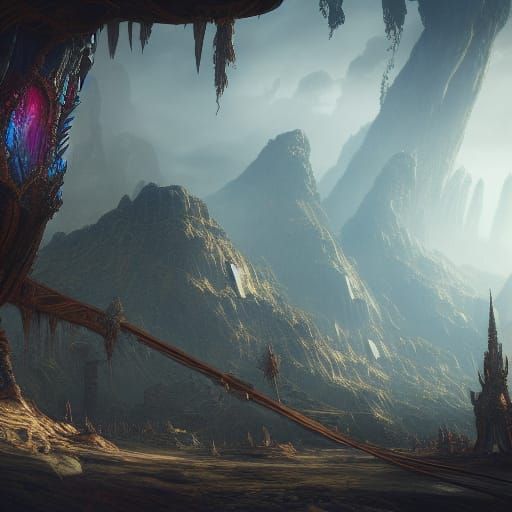 Tusk Act 3: Detailed Matte Painting in 8K