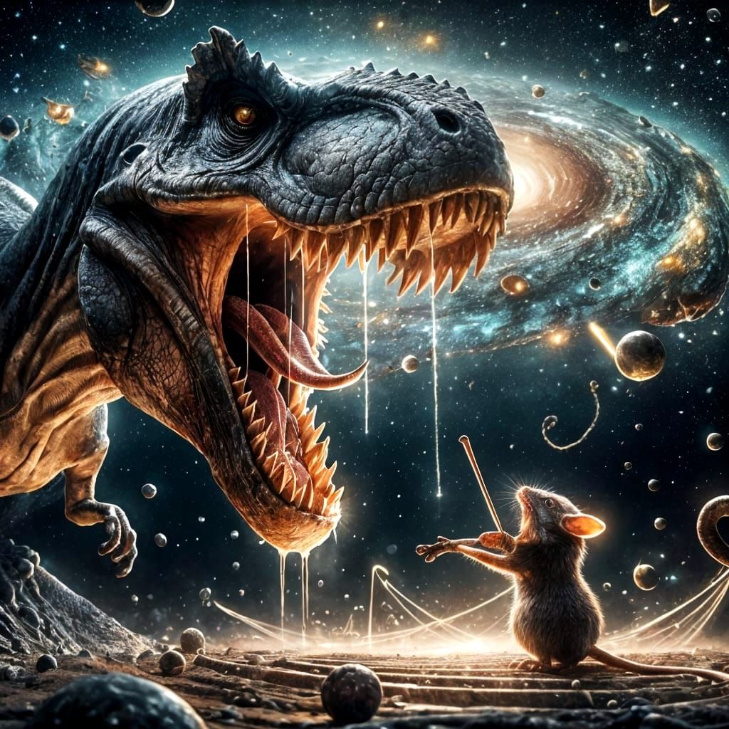 Mouse playing violin