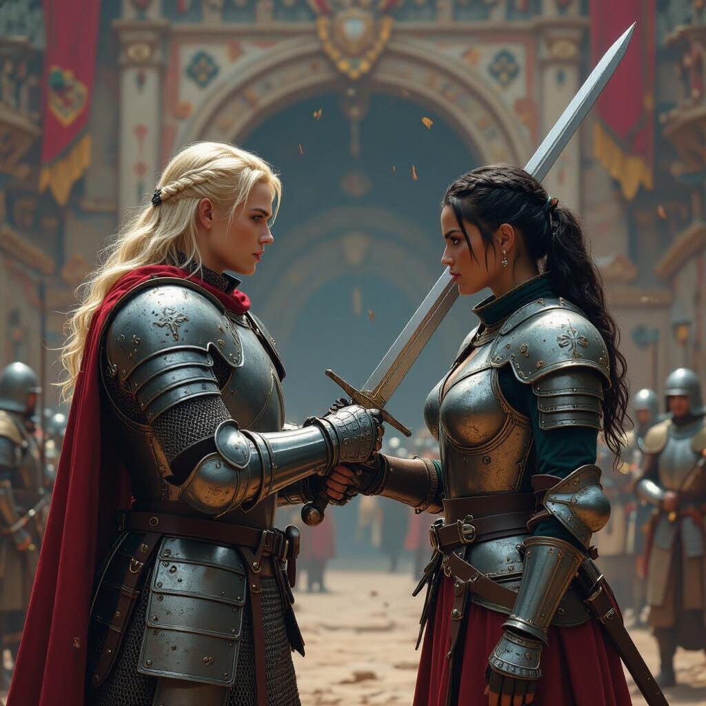 Epic Knight Fight: South African vs Cuban