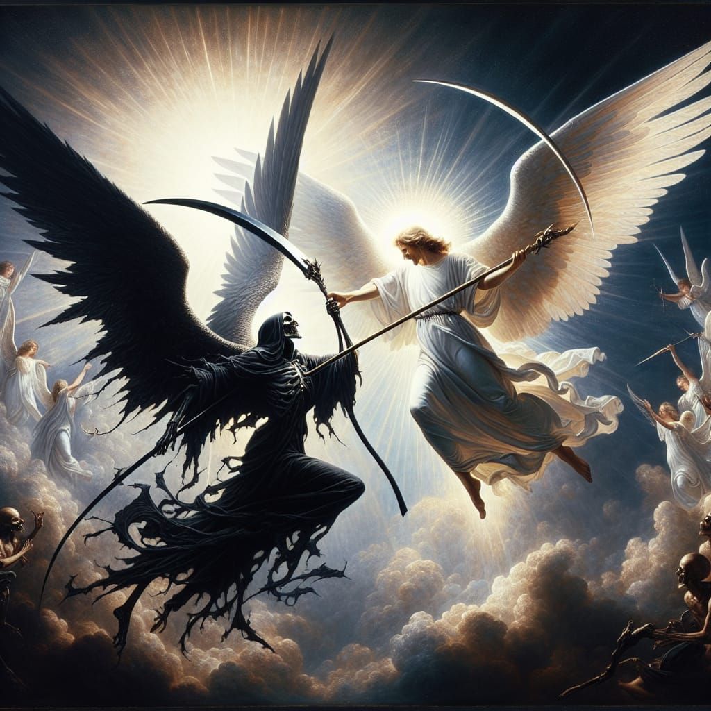 “Angel of Death vs Angel of Life”