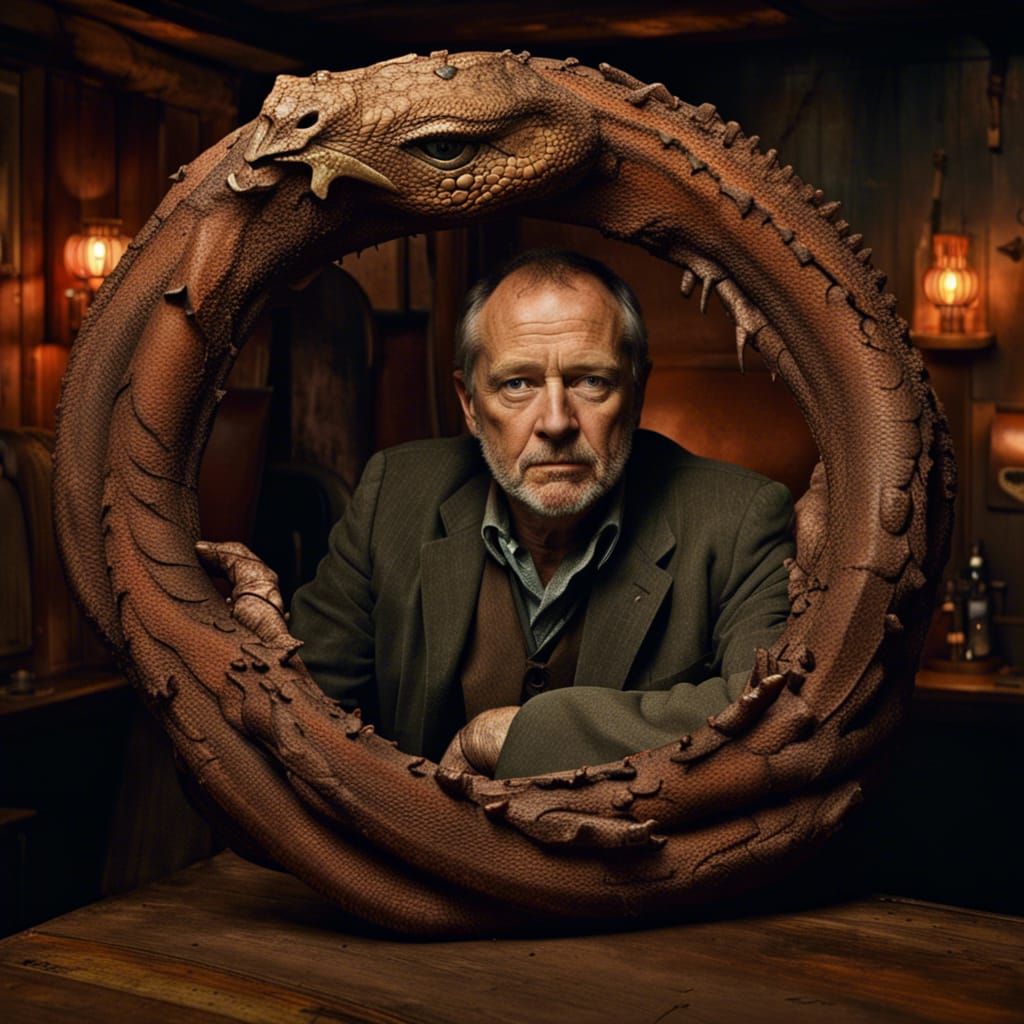 Bartender at the Ouroboros Saloon