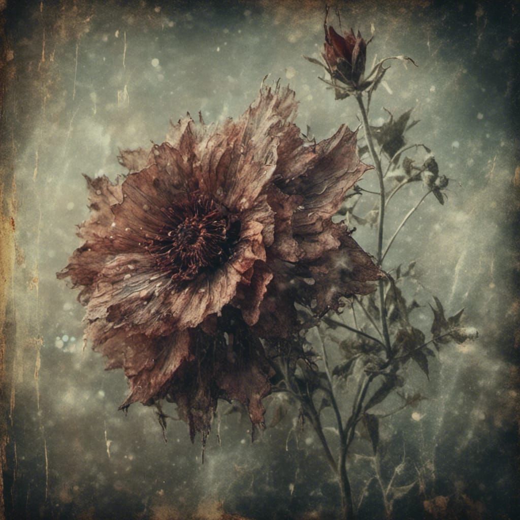 Rainy Day Flower: A Steampunk Masterpiece