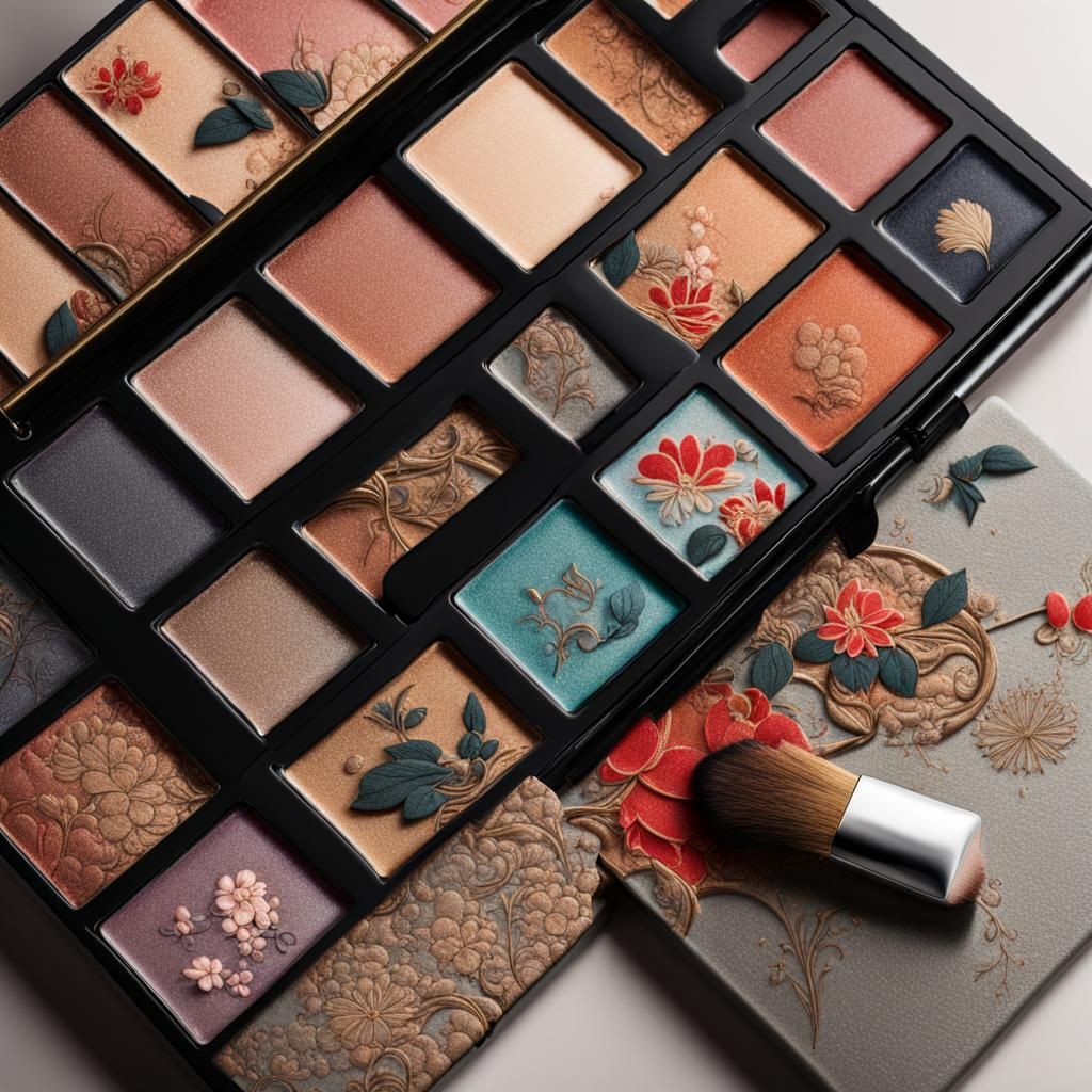 Japanese Style Eyeshadow Palette Design