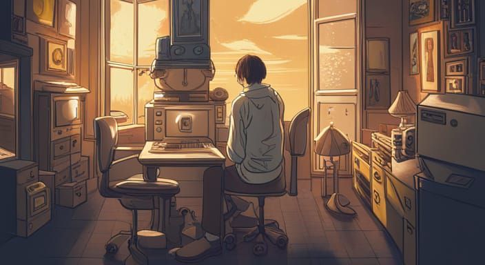 The Backrooms: Studio Ghibli Surreal Digital Art