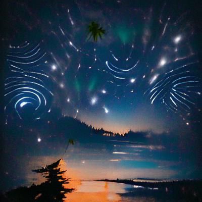 Stargazing on Vancouver Island: A Swirling Celestial Night