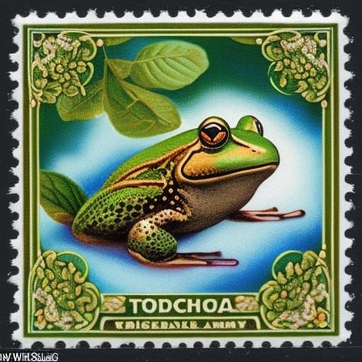 frog stamp
