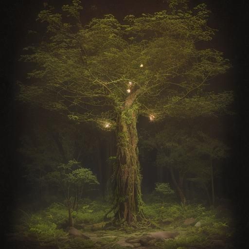 Anthropomorphic Tree-Like Humanoid