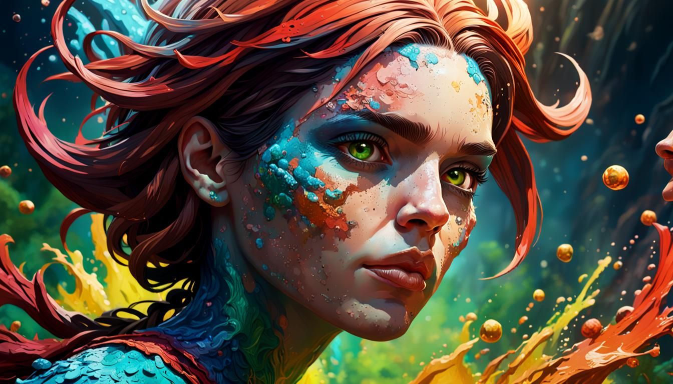 Lilith in Eden: Hyperrealistic Concept Art