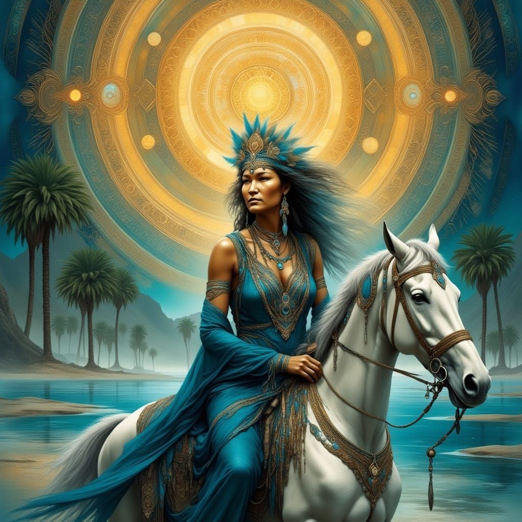 A tan skin Egyptian woman <lora:Native Woman:1.0> <lora:Arch...