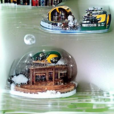 Green Bay Packers' Lambeau Field Snow Globe