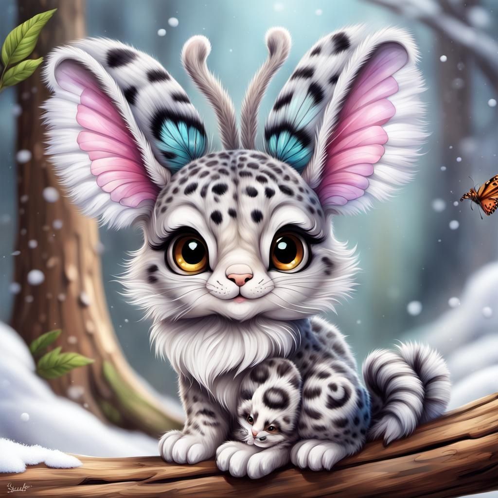 Fantasy Hybrid Animal Portrait in Vibrant Colors