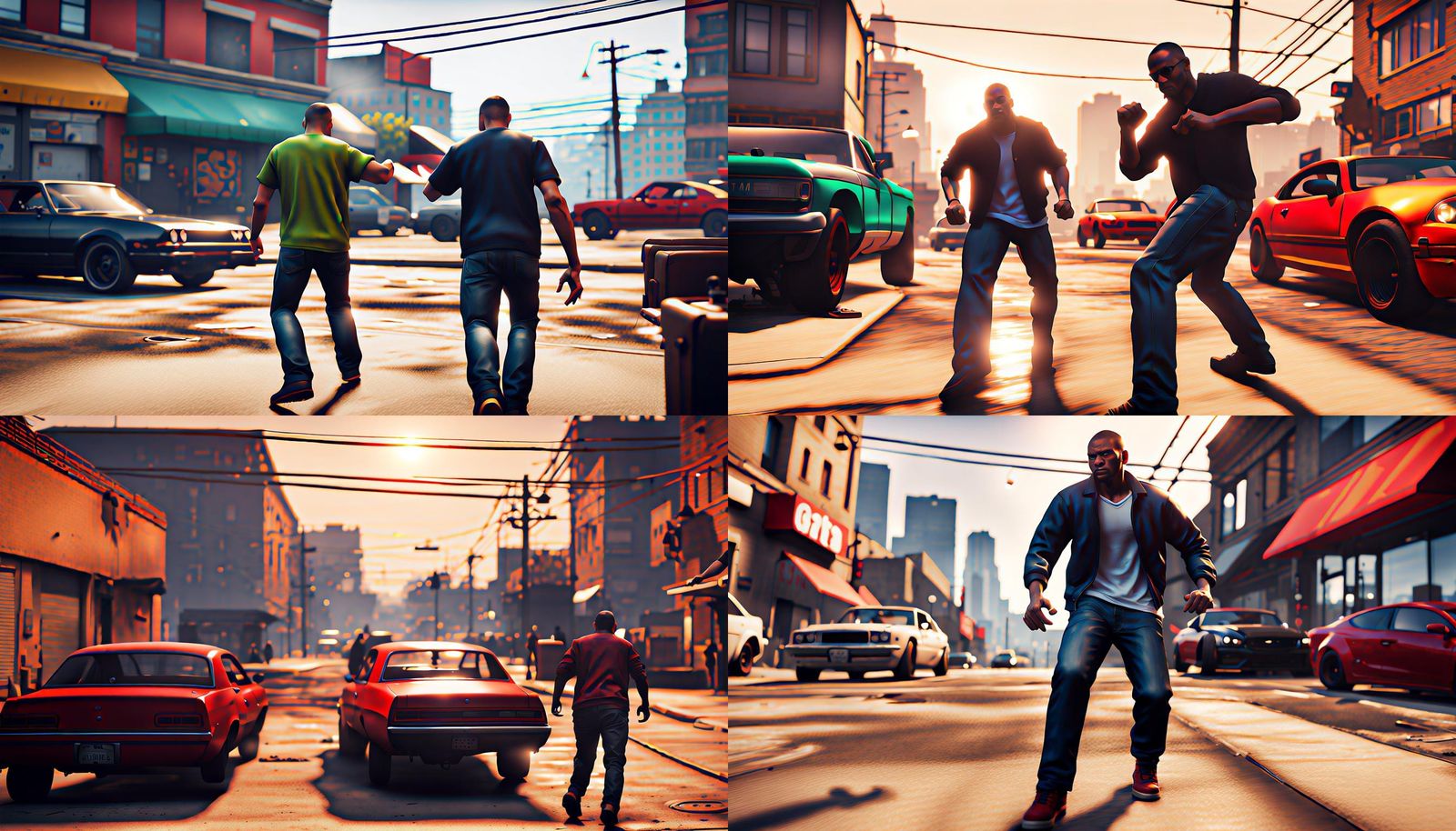 Punching random people like in GTA