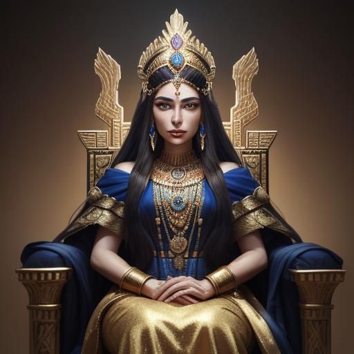 Sumerian Queen Concept Art Portrait in Unreal Engine 5