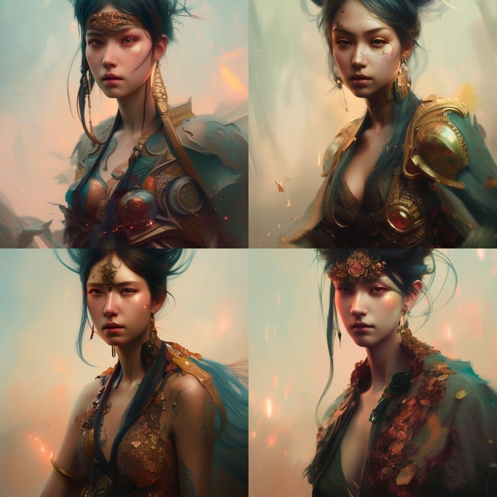 Hyperrealistic Portrait of a Stunning Woman